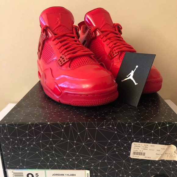 Jordan 4 Retro 11Lab4 Red - Picture 3 of 5